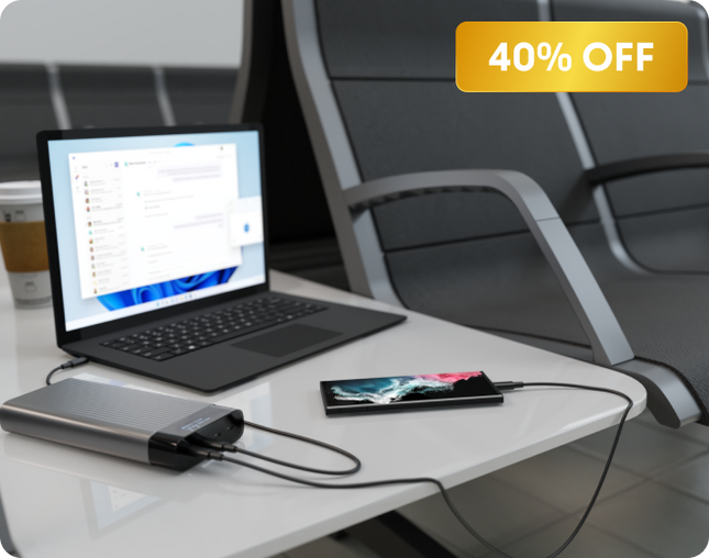 Save 40% Off Airline-Safe Power Bank