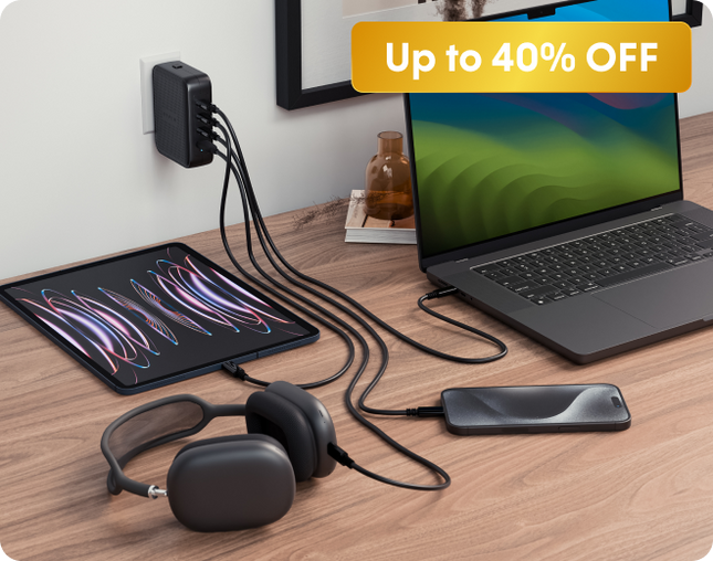 Up to 40% Off Compact, Powerful Charging