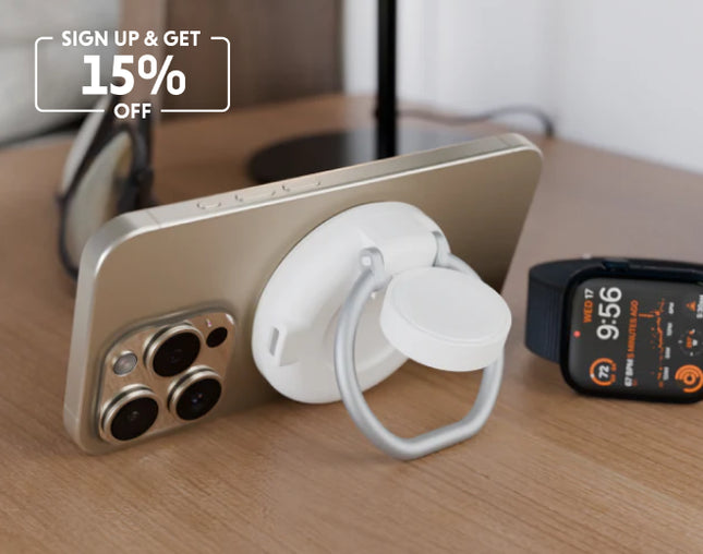 HyperJuice Qi2 2-in-1 Magnetic Charging Stand