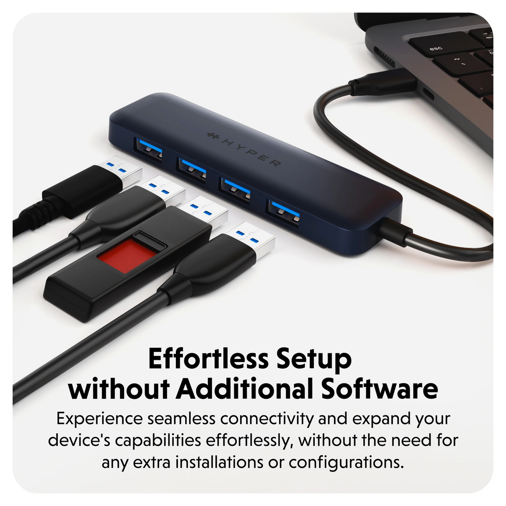 HyperDrive Next 4 Port USB-A to USB-C Hub