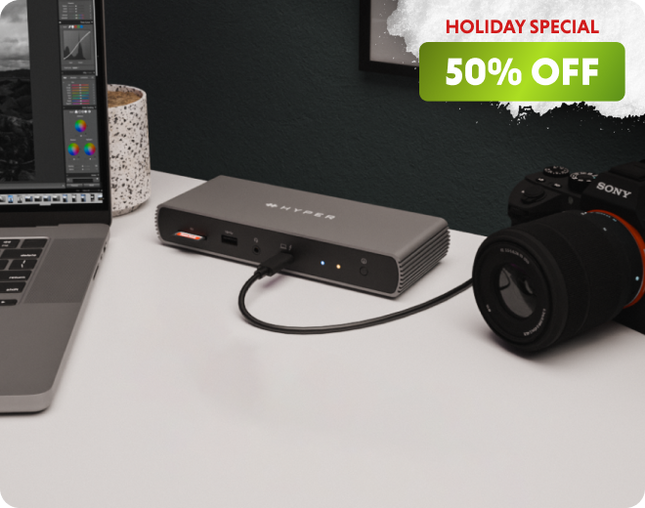 Save 50% Off Thunderbolt 4 Docking Station