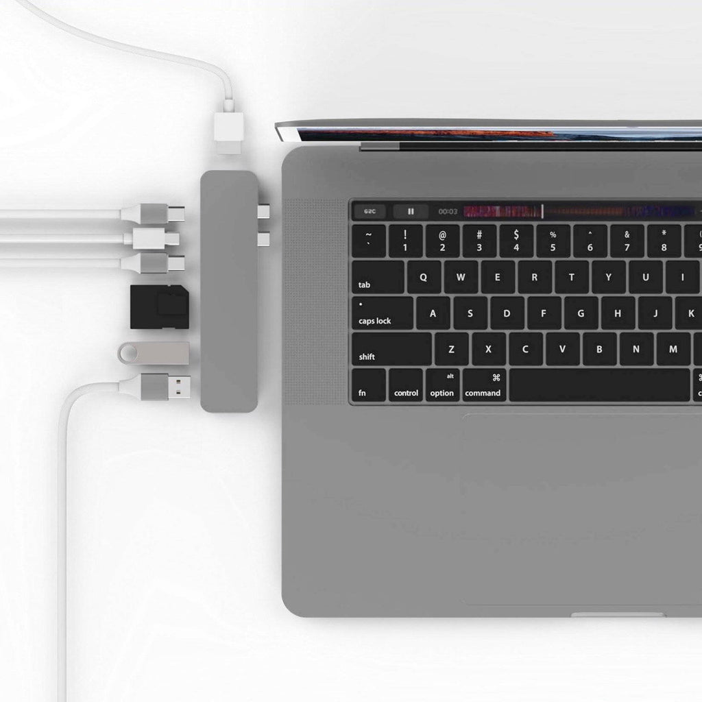 16€11 sur Accessoires Mac HyperDrive DUO Hub pour MacBook Pro Touch Bar -  Gris sidéral - Hub USB - Achat & prix