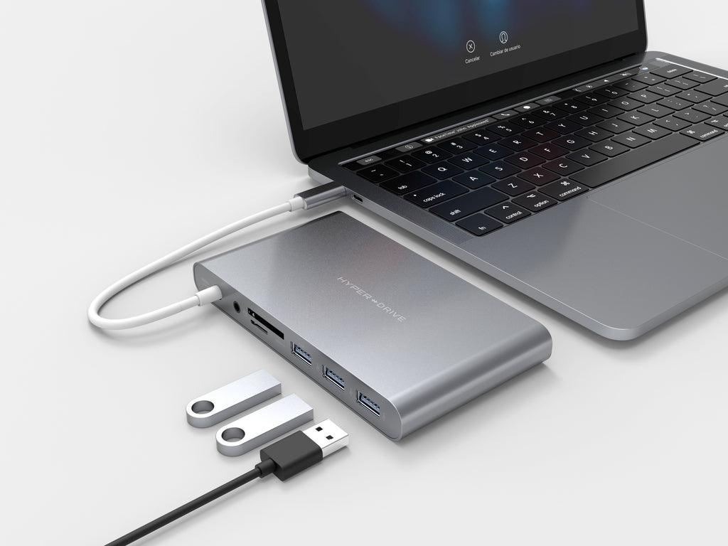 MaxDrive 3 Universal USB-C Hub | Space Gray